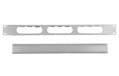 Органайзер кабельный горизонтальный с крышкой -1U