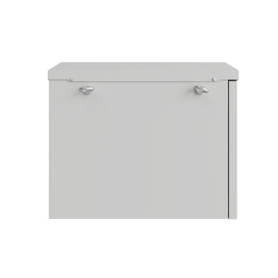Шкаф климатический настенный ip54 19" 12U 600x350x663 (ШxГxВ) серый (RAL 7035), SRT01-6035.12-GY