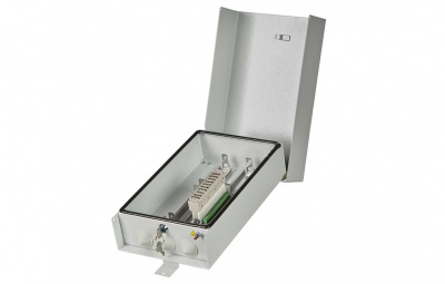 Ящик кабельный ЯК-ПМ-40/20, 1 плинт ПВТ-10Р с винтовыми клеммами ССД