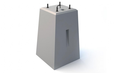 Фундамент типа II для светофоров с наклонной лестницей ФС 110х70 13238-00-00