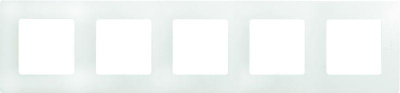 Рамка 5-м Etika бел. Leg 672505
