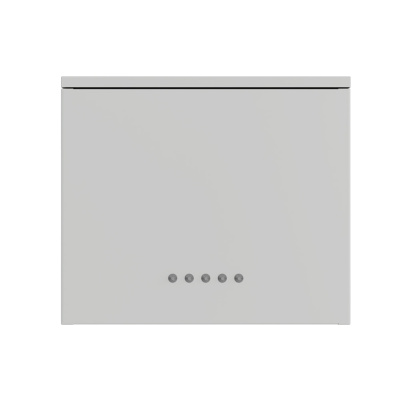 Шкаф климатический настенный ip54 19" 12U 600x350x663 (ШxГxВ) серый (RAL 7035), SRT01-6035.12-GY