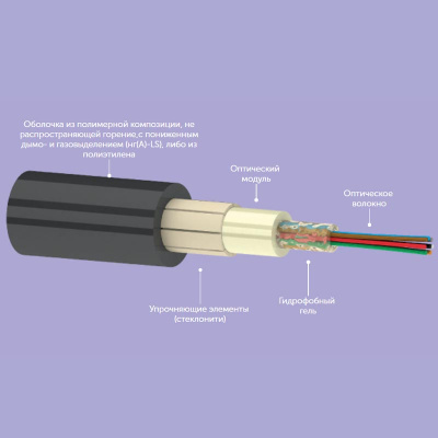 ОКЦ-24 G.657.A1-2,5кН, 24 волокна