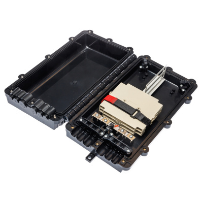 Тупиковая оптическая муфта GJS-5002 для сетей доступа FTTH (планка SC)