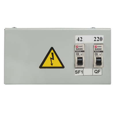 Ящик с понижающим трансформатором ЯТП 0,25кВА 220/42В EKF Basic