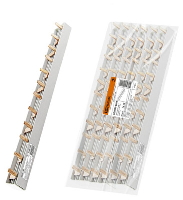 Шина соединительная 3П 63А PIN (штырь) 1 м. инд. стикер TDM