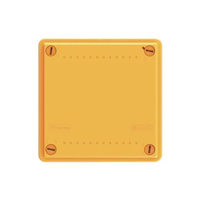 Коробка ответвительная FS 100х100х50мм 4р 450В 6А 4кв.мм с гладкими стенками и клеммн. IP56 пластик. DKC FSB10404