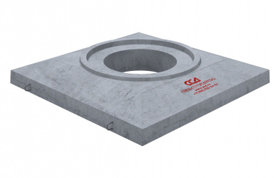 Плита перекрытия колодца ККСр-2" ОП-1к-80"