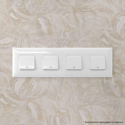 Рамка 8мод. ARTLEBEDEV Avanti "Белое облако" DKC 4400908