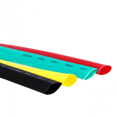 Термоусаживаемая трубка ТУТ 2/1 черная EKF PROxima