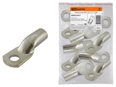 Наконечник медный луженый ТМЛ 120-12-17 ГОСТ 7386-80 TDM