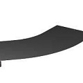 Крышка дополнительная угловой секции кабельного лотка