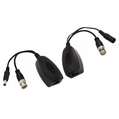 Приемопередатчик пассивный + питание AHD, CVI, TVI