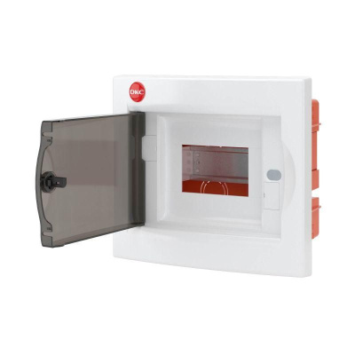 Бокс СП IP41 4м бел/дым. дв DKC 81504