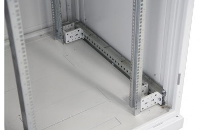 Шкаф телекоммуникационный напольный 19",42U(800x800), ШТ-НП-42U-800-800-М, передняя дверь металл ССД