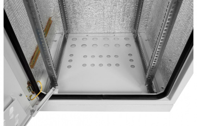 Шкаф климатический телекоммуникационный напольный 19",18U(700x600) ШКТ-НП-18U-700-600 ССД