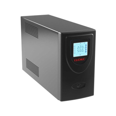 Источник бесперебойного питания ИБП Info LCD 2000В.А IEC (2) Schuko (2) USB + RJ45 DKC INFOLCD2000SI