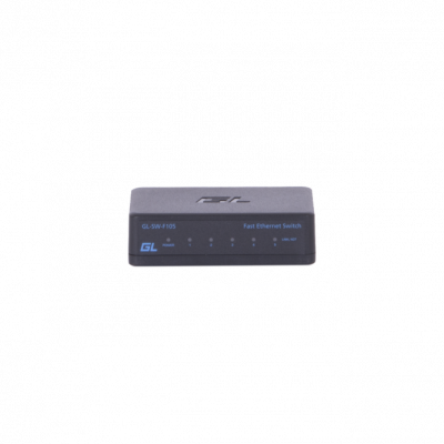 Коммутатор GIGALINK GL-SW-F105, 5 портов 10/100 мб/с, неуправляемый
