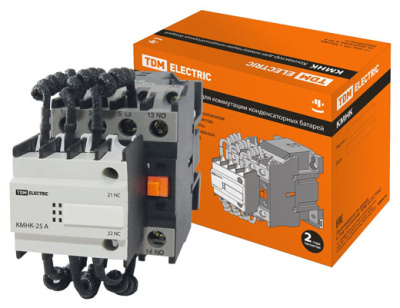 Контактор КМНК-40-230.Б 40кВАр 2НО;1НЗ TDM