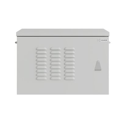Шкаф климатический настенный ip54 19" 12U 600x350x663 (ШxГxВ) серый (RAL 7035), SRT01-6035.12-GY