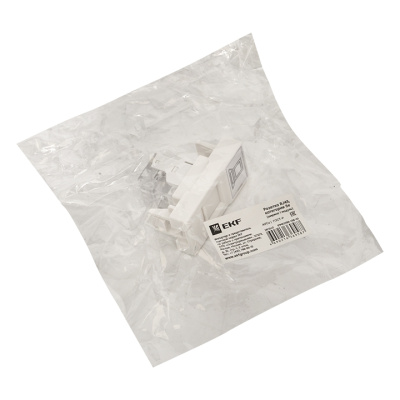 Розетка RJ45 кат, 5e, 1 модуль EKF