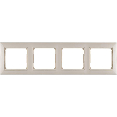 Рамка 4-м Valena горизонт. сл. кость Leg 774354