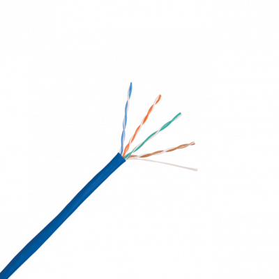 Кабель U/UTP  4 пары, Кат.5, медный, 24AWG, внутренний, 305м NIKOLAN NKL 4100A-GY