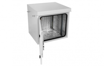 Шкаф климатический телекоммуникационный навесной ШКТ-НВ-2-15U-600-500 с крышей ССД