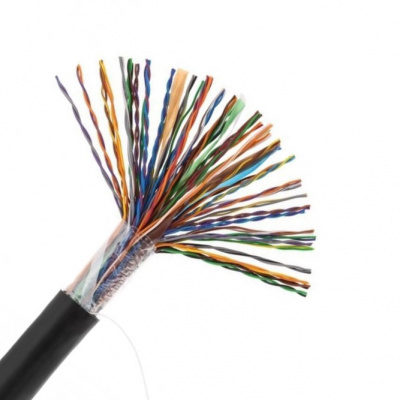 Кабель NETLAN U/UTP 50 пар, Кат.5, медь, внешний, черный 305м EC-UU050-5-PE-BK-3