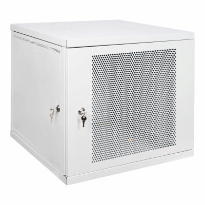 Настенный разборный шкаф 19", 600х600, с перфорированной дверцей