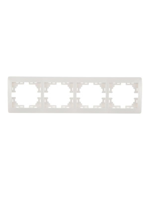 Рамка 4-м Mira горизонт. бел. LEZARD 701-0200-149
