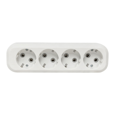 Колодка 4 гн, 16А 3,5кВт с/з Эксперт EKF PROxima